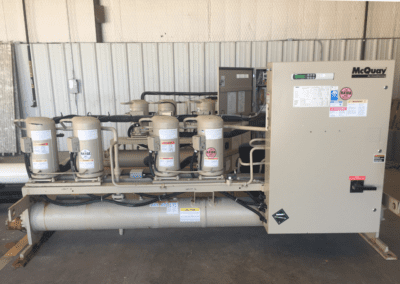 McQuay 40 ton water cooled chiller equipment - side of equipment