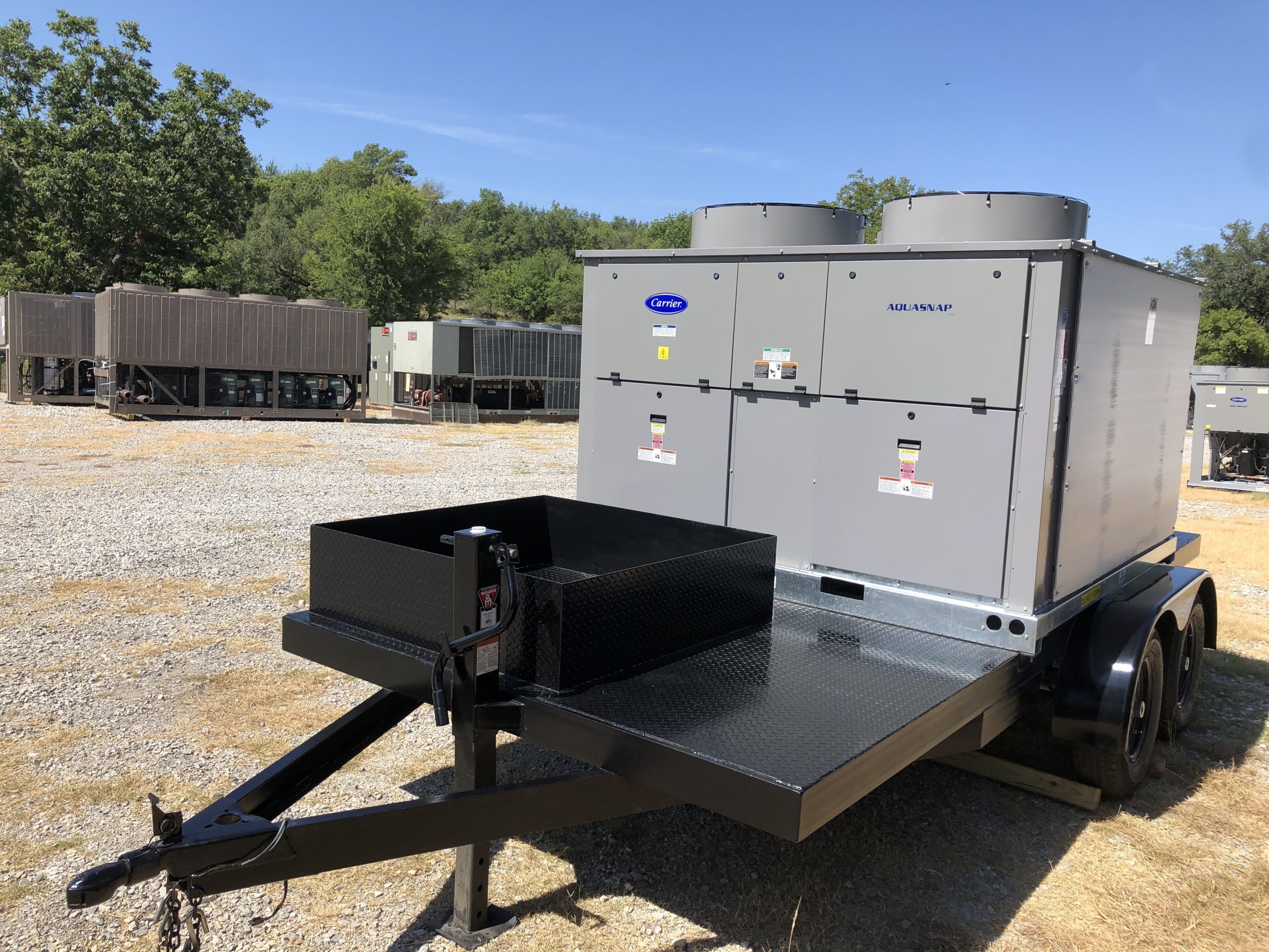 IMG_0240 used Bell & Gossett 10HP pump installed in a 90 ton Carrier air cooled chiller