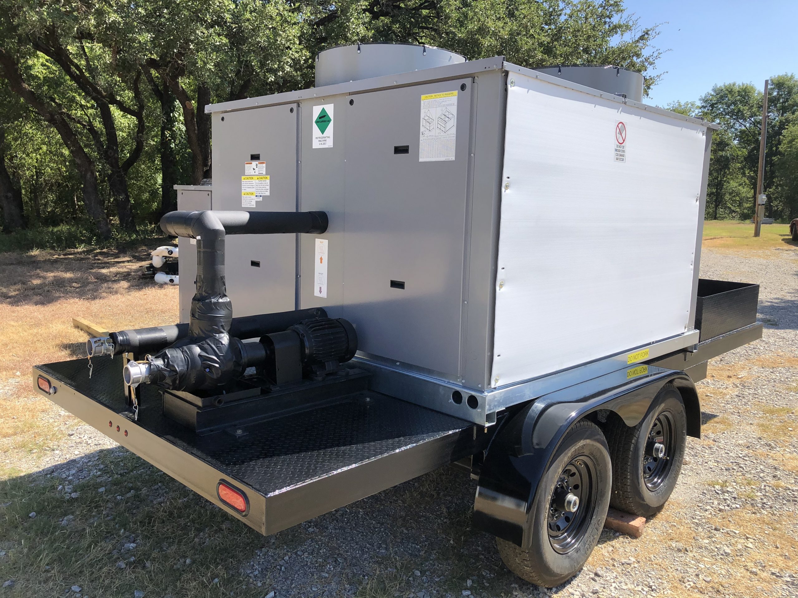 IMG_0242 used Bell & Gossett 10HP pump installed in a 90 ton Carrier air cooled chiller
