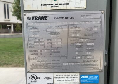 TRANE – 120 Ton Air Cooled Chiller (Qty 2)