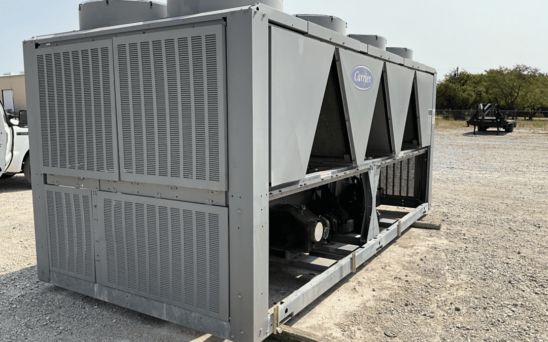 CARRIER – 120 Ton Used Air Cooled Chiller with Pumps